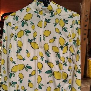 NWOT pga tour lemon shirt size medium